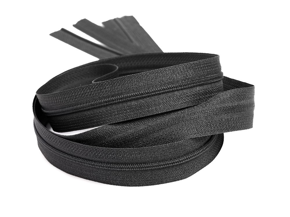 Молния рулонная витая (спираль) Т3 (3 мм) УСИЛЕННАЯ, НА БОБИНЕ, S-417 серый (цв.SBS) / кор. 1200 метров