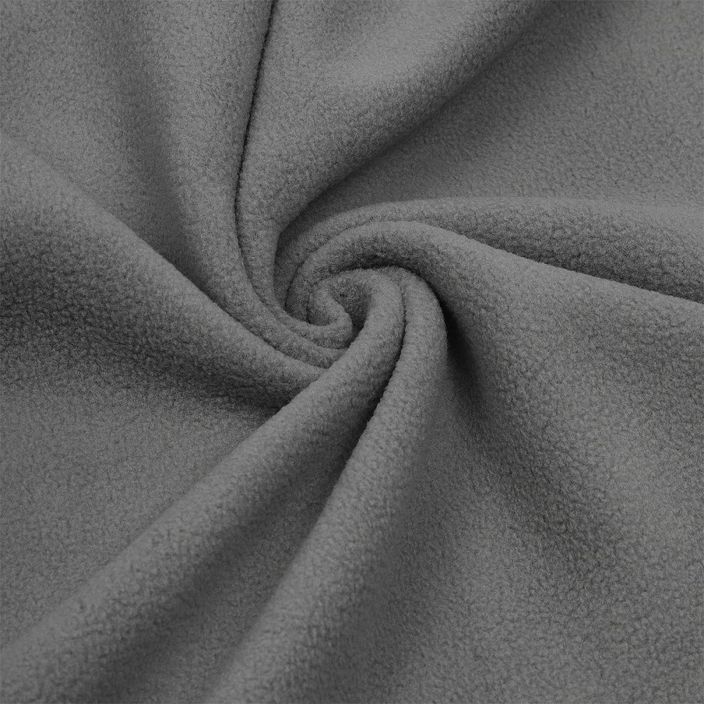 Флис 1-сторонний 130 г/м², 150 см / 2 метра, TBY.Fl130.S307, серый
