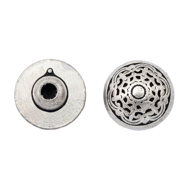 Хольнитены ⌀11 мм, |БЕЗ ГВОЗДЯ|, BIG, т.серый, 20 шт