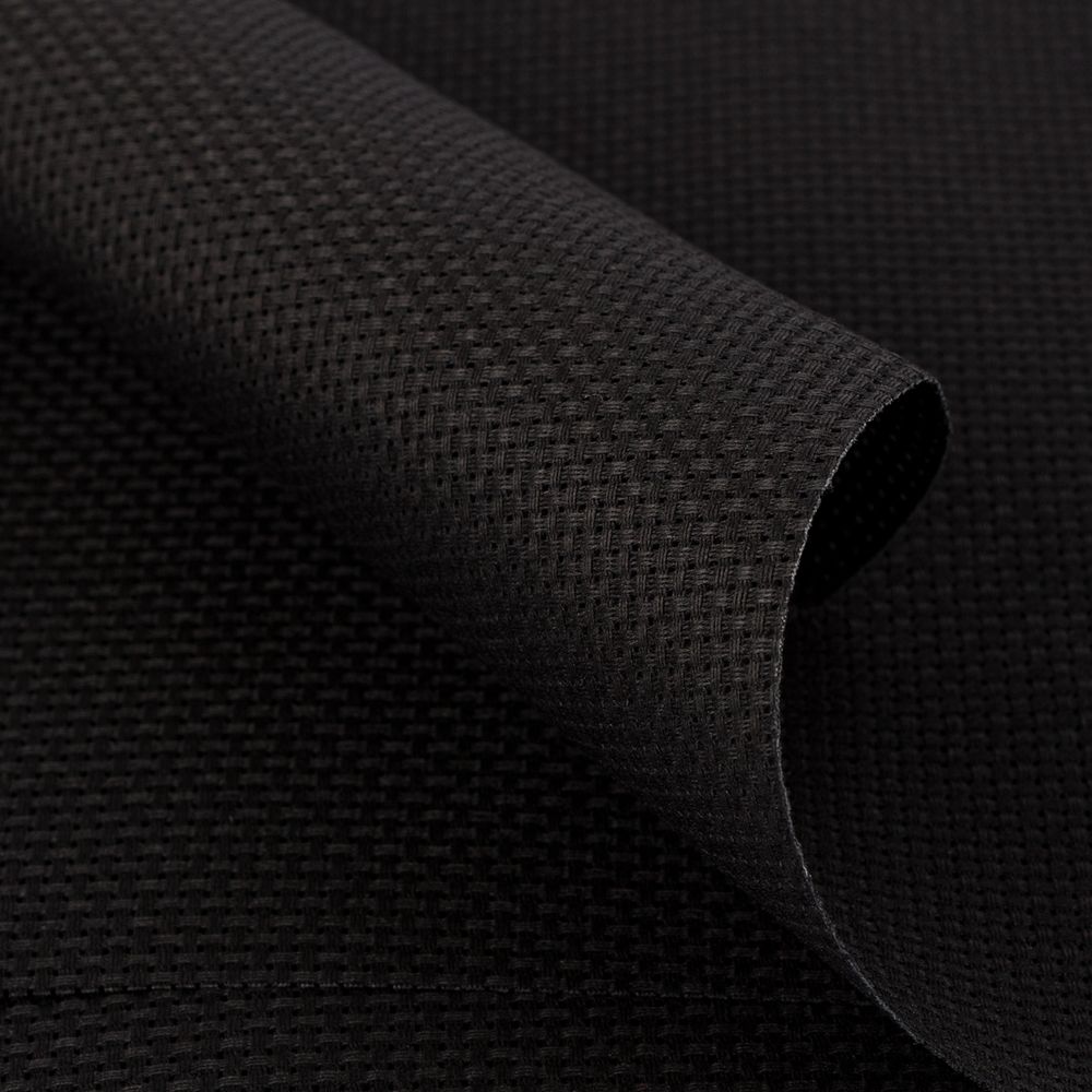 Канва Aida 11 ct, 150 см / 10 метров, черный, Gamma K03