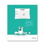 Тетрадь ученическая школьная, A5+ 18 л. на скобе 65 г/м², белизна 100%, 20 шт, клетка, 000710 Учись с улыбкой, Светоч 18ТЕТк-001