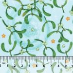 Ткань для пэчворка PEPPY НОВОГОДНЯЯ СКАЗКА ФАСОВКА 50х50 см, 135±5 100% хлопок, НС-14 голубой, Peppy НОВОГОДНЯЯ СКАЗКА