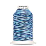 Нитка текстурированная Gutermann Bulky-Lock 80 multicolor, 1000 м, 9957, 1 катушка