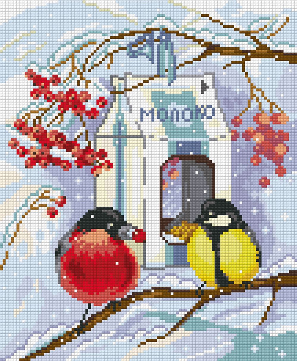 Алмазная (кристальная) мозаика Фрея, Угощайся, друг! 30х25 см