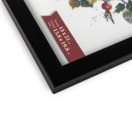 Рамка для картины (фото) пластик с оргстеклом 15х21 см, черный, Gamma ПРК-20