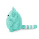 Набор для вязания игрушки Miadolla AMG-0143, Мятный котик, 10 см