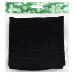 Ткань для рукоделия рогожка 100% лен 48х45см, черный