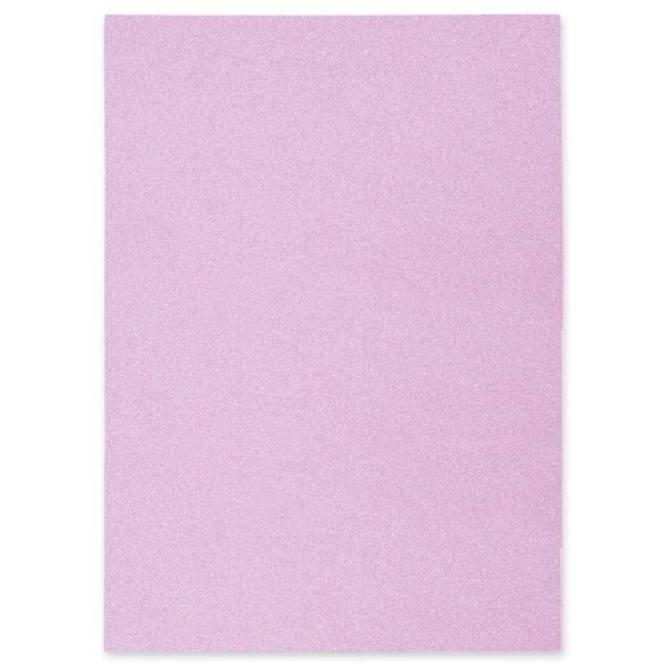 Бумага цветная глиттерная 250 г/м², А4, 21х29.7 см, 10 шт, 03-розовый (pink), Vista-Artista GLIT-A4