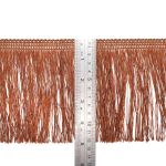 Бахрома отделочная широкая 120.0 мм / 25 метров, нитяная, 236 шоколадный, 0390-0310