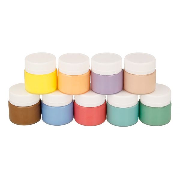 Набор красок по ткани и коже 9 цв. 20 мл, Vista-Artista idea ITAS-09