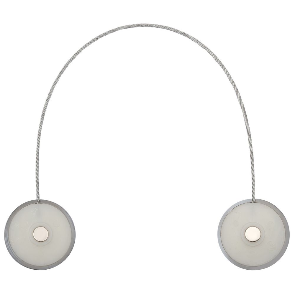 Клипсы для штор магнитные с тросом, 30см ⌀45, 26П