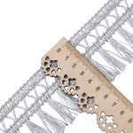 Бахрома отделочная 50.0 мм / 25 метров, 154 светло-серый, 0390-0040, T-04