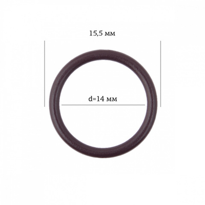 Кольца для бюстгальтера металл ⌀14.0 мм, 076 сливовое вино, Arta, 50 шт