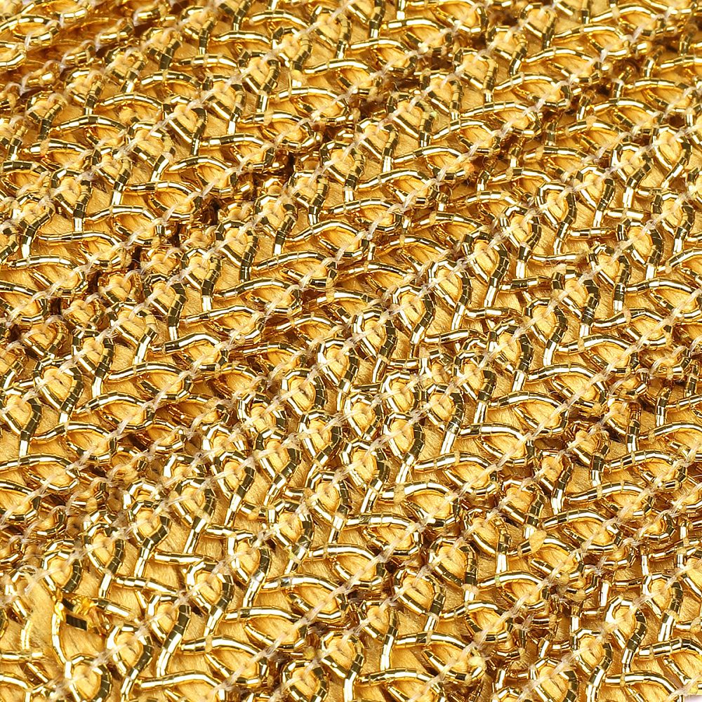 Тесьма отделочная 10 мм, 900 цв.золото уп.13.71м