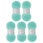 Пряжа Alize (Ализе) Happy Baby New / уп.5 мот. по 100 г, 320м, 19 водяная зелень