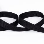 Стропа (ременная лента) 20 мм / 50 метров, толщ. 0.95 мм, [12.22 г/пог.м], 100% п/а, 00 черный, Gamma 5с611