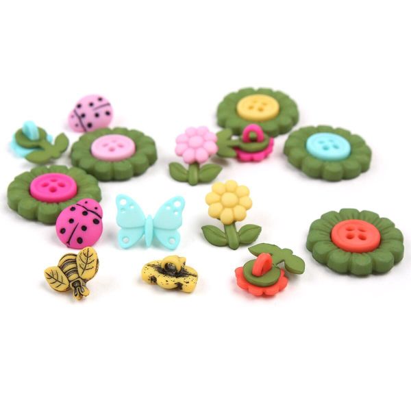 Украшения декоративные пуговицы Фигурки Лесная поляна Dress It Up 9372