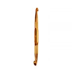 Крючок для вязания двухсторонний ⌀7.0 -8.0 мм, 13 см, металл, в чехле, Gamma HD