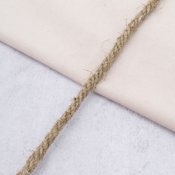 Канат льняной 6.0 мм / 10 метров, натуральный