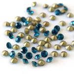 Стразы конусовидные риволи 3,8мм, ss16, 144 штук (стекло) (229)