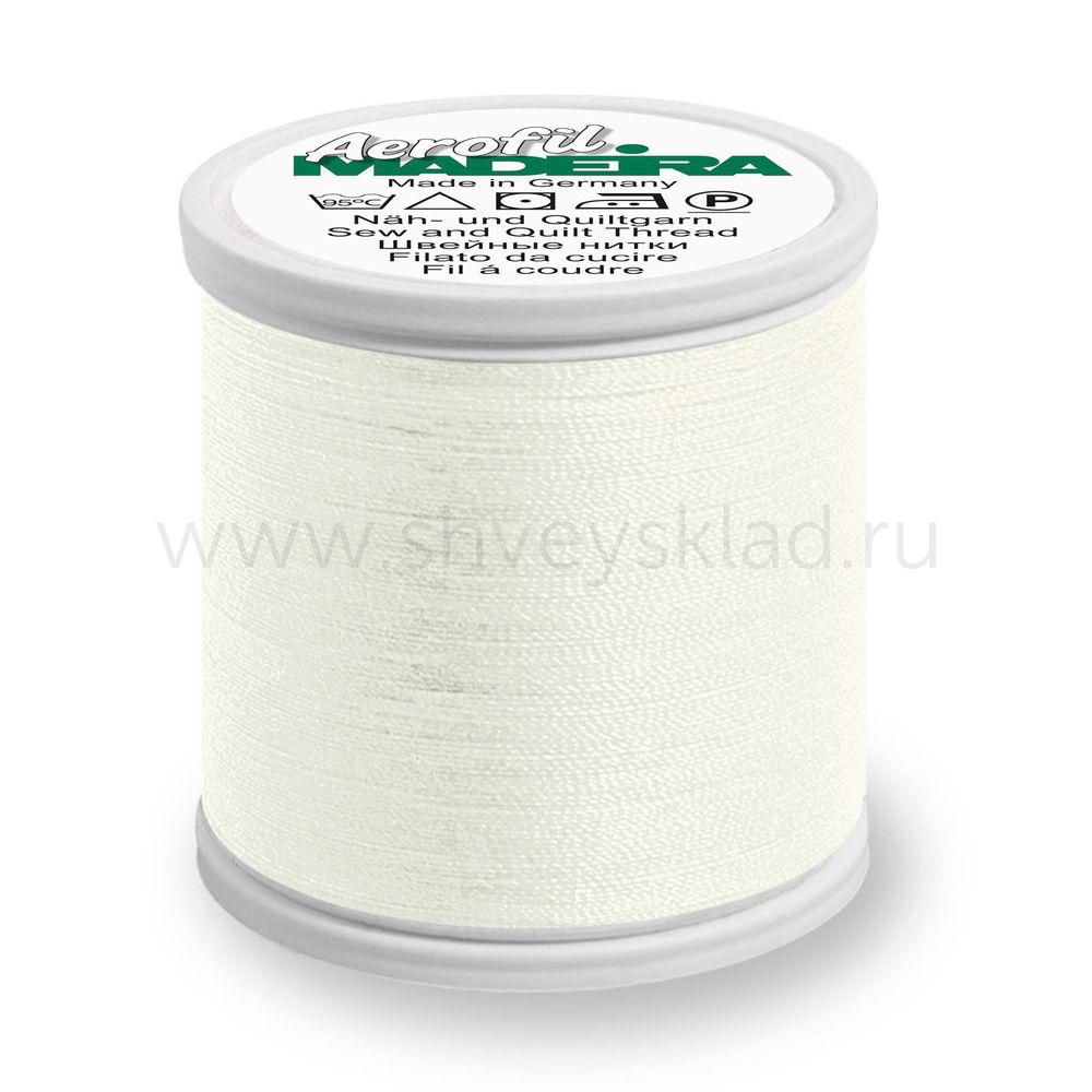 Нитки универсальные Madeira Aerofil №120, 100 м, цв. 8666, 9124, 5 катушек