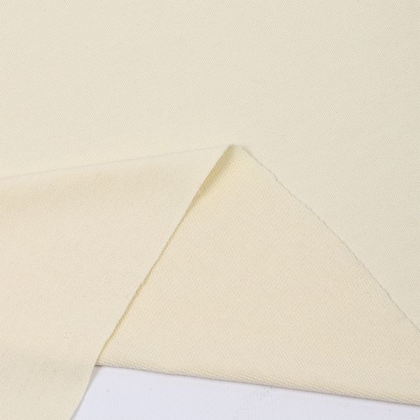 Футер 2-нитка петля поливискоза стрейч 220 г/м², 160 см / 3 метра, ФУТ2Х.TBY.ПЭ-ВИС.S801.3, цв.S801 молочный