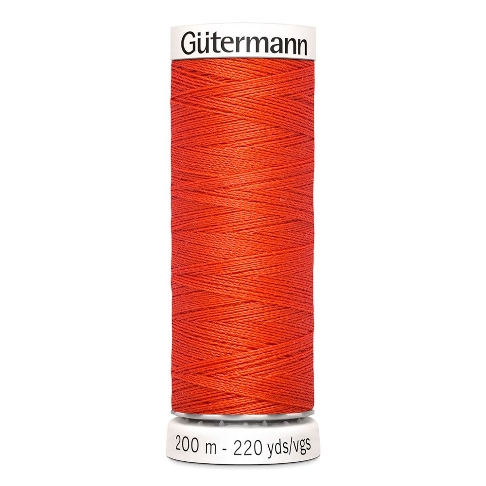 Нитки универсальные Gutermann Sew-all, 200м, 155 яркий апельсин