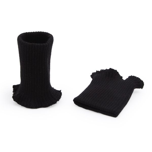 Манжеты трикотажные 7.0х9.5 см, 1 пара, в-01 черный