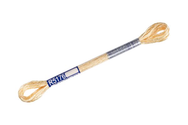 Мулине Gamma вискоза 100%, цв.R5176 желтый, 12 мотков по 8 метров