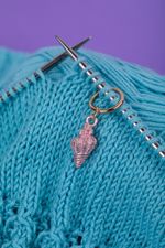 Кольца маркировочные металл, 6 шт, №01 с подвесками море, Gamma MKK-06