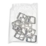 Пряжка 18 мм чер.никель мет. прямоугольная, 10 шт