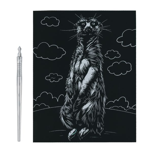 Набор для творчества Гравюра №67 Суррикат, 20х25.5 см, Hobbius SGHK