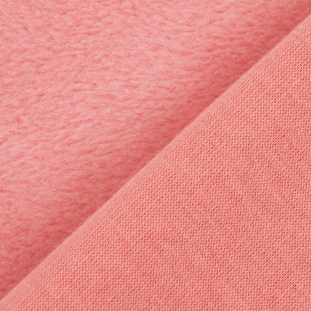 Плюш (ткань) трикотажный 390 г/м², 160 см / рул. 5 метров, 15-1423 коралловый, Gamma PLF