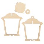 Заготовка из фанеры Фонарик, 10х10х11 см, Mr.Carving КЛ-21