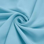 Штапель 110 г/м², 145 см / 2 метра, TBY-Vi-30-37.2, цв.37 голубой