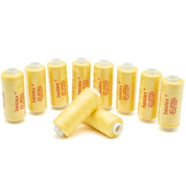 Нитки швейные бытовые Bestex 40/2, 365 м (400 ярд) / 10 кат., 013 шампанское