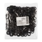 Люверсы металл ⌀_9.0 мм (внутр.), 1000±20 шт, чёрный, покрытие soft-touch, Gamma №24