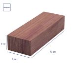 Брусок деревянный 30х50х130 мм, амарант, Промысел WM-040