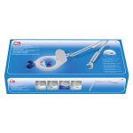 Лупа с подсветкой, с приспособлением для крепления, с линзой, белый, 120 мм