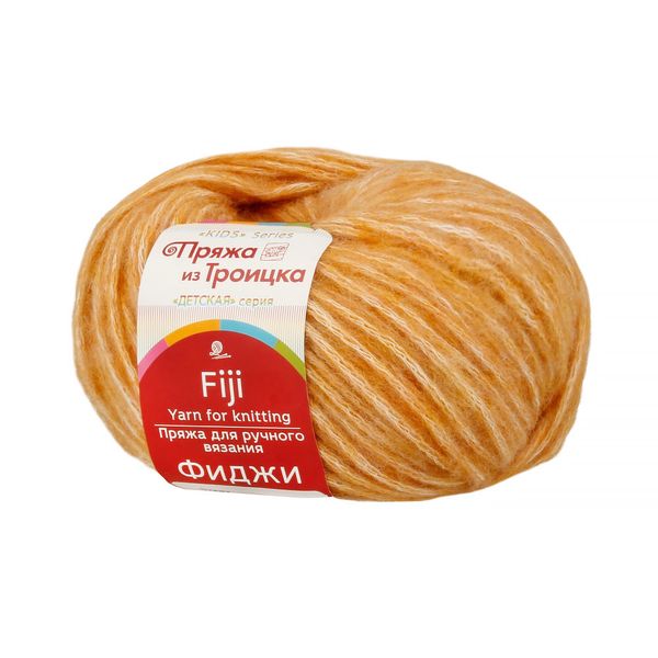 Пряжа Троицкая Фиджи / уп.5 мот. по 50 г, 95 м, 034 золото