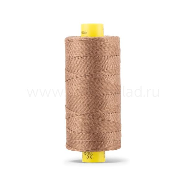 Нить отделочная Gutermann Mara 30/2, 300 м, 702404, 180 золотистая охра, 1 катушка