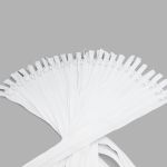 Молния трактор Arta Т6 (6 мм) 1 зам., разъем., 75 см, ОПТ. УП. 25 ШТ., 001 белый