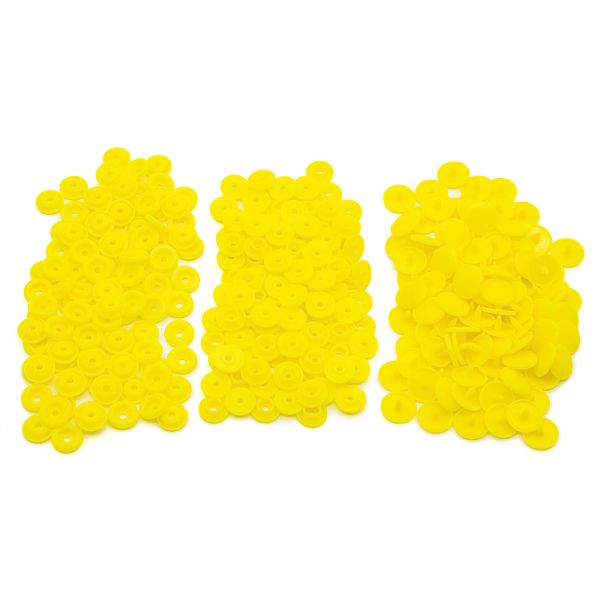 Кнопка рубашечная ⌀12,5/10мм пластик (≈100 шт) New Star (110 жёлтый)