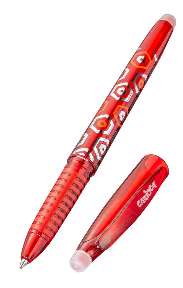 Ручка гелевая пиши-стирай OOPS Pop 41044/03 ⌀1 мм, 0.7 мм, 41044/03 цвет чернил: красный, Carioca 41044/03