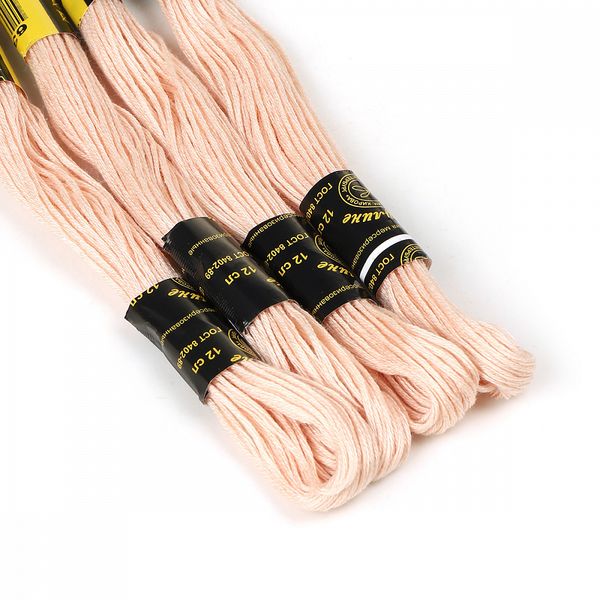 Мулине ПНК им.Кирова цв.6300 бледно терракотовый, 24 мотка по 8 метров