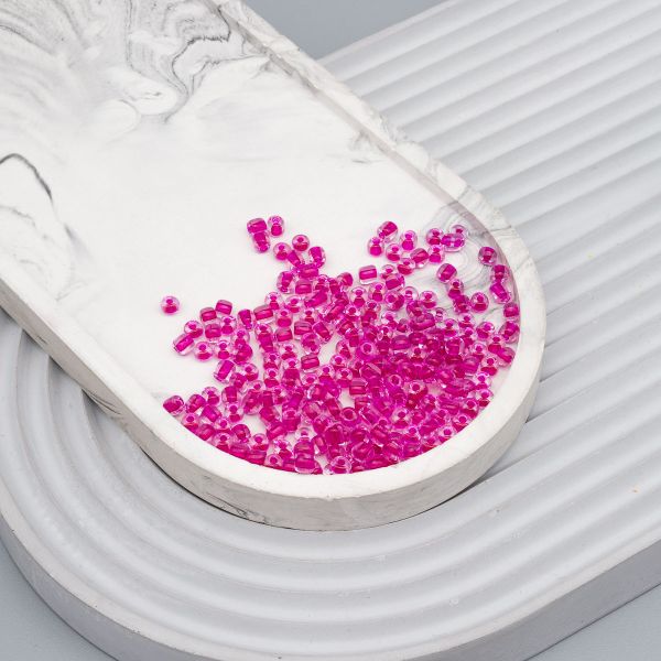 Бисер Astra&Craft 6/0 (4.1 мм), 150 г (10х15 г), цв. 139 цикламен/прозр.с цвет.центром