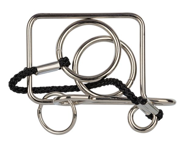 Головоломка металлическая, 1 шт, Ловушка 4 элемента, Delfbrick DLM-25