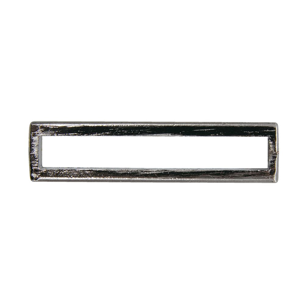 Шлевка металл 35х5х4 мм, цв. чер.никель, 10 шт