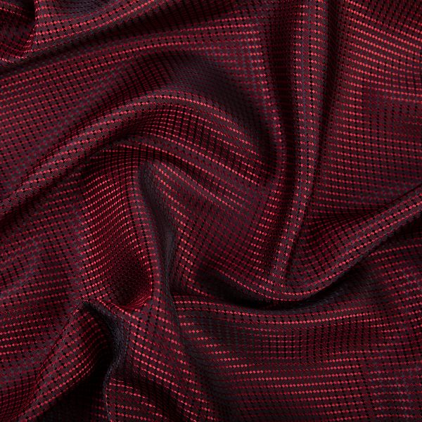 Ткань подкладочная Taffeta с рисунком 500х145±2 см, №117 т.красный (абстрактный), Gamma JTR