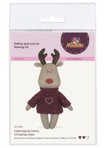 Набор для шитья игрушки Новогодний бокс "Олень" 19 см, Miadolla BX-0325